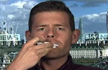 Author eats his book on live TV after wrong UK poll prediction